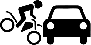 תאונת דרכים עם אופניים
